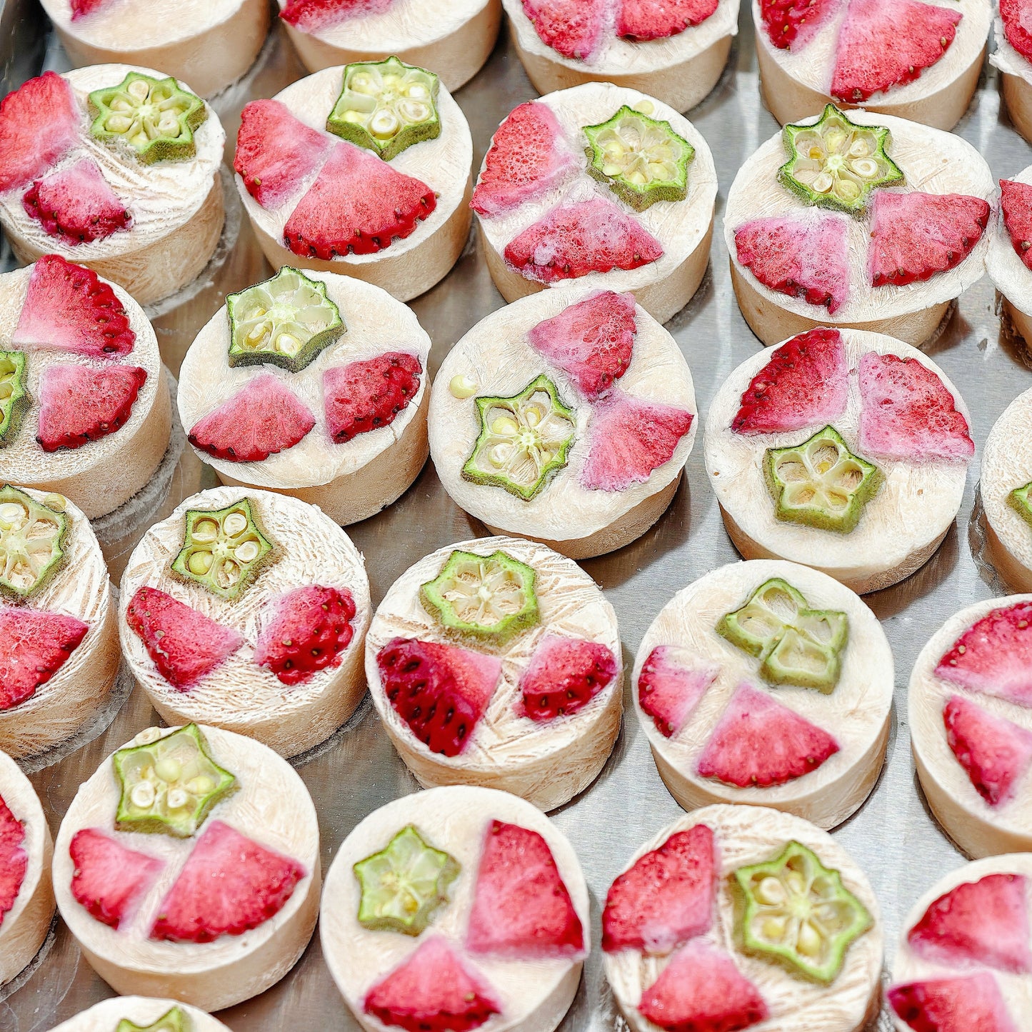 士多啤梨秋葵鬆餅